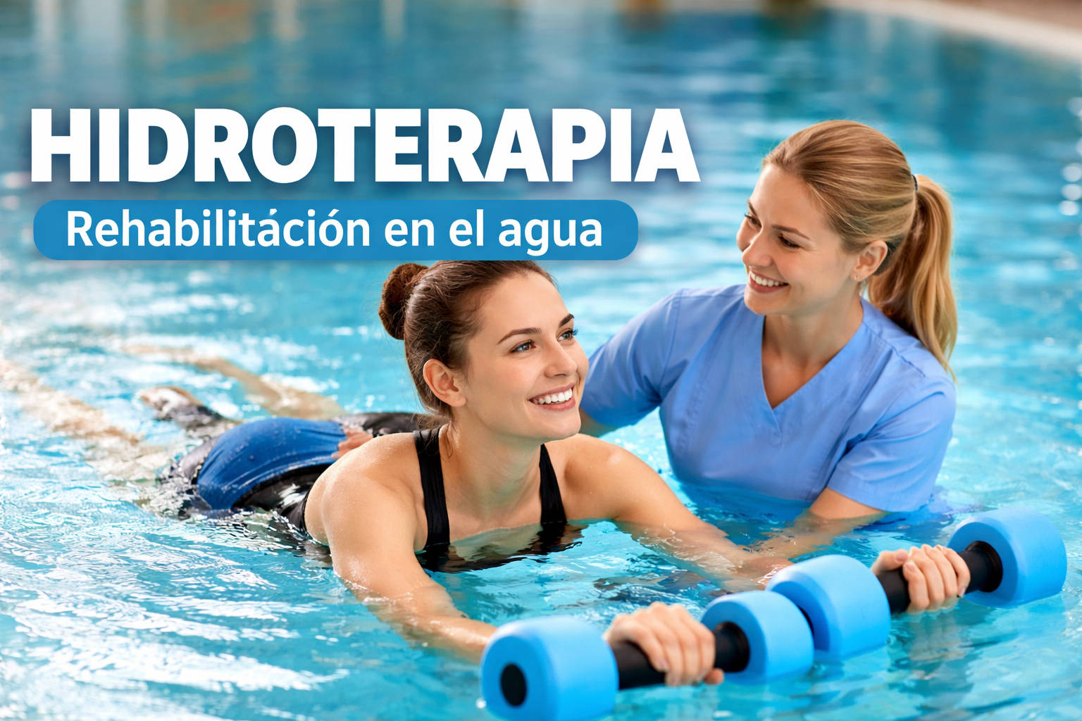 Hidroterapia para rehabilitación física y alivio del dolor muscular