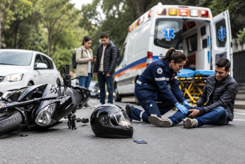 Accidente de moto: qué hacer y atención por SOAT
