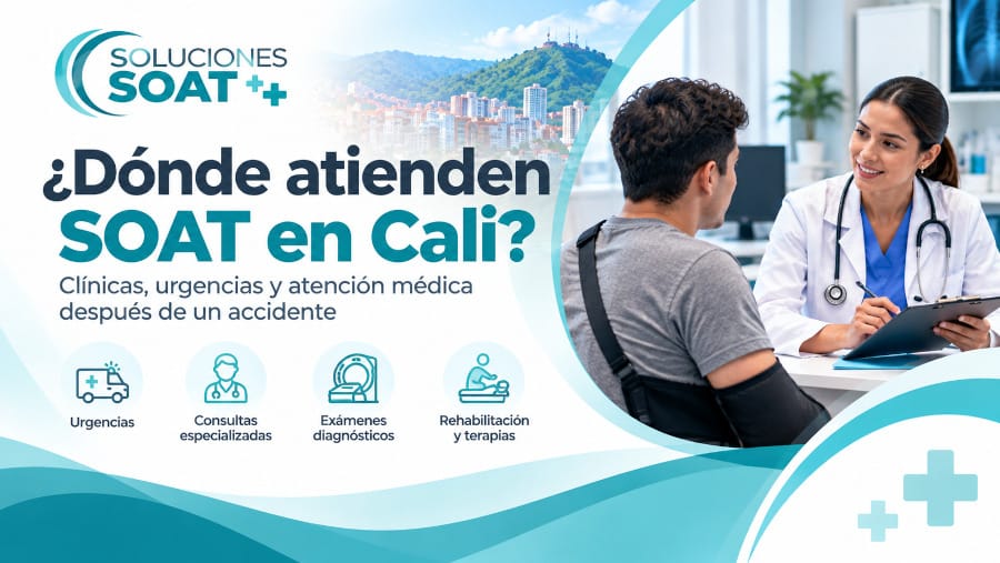 ¿Dónde atienden SOAT en Cali? Clínicas, urgencias y atención médica después de un accidente